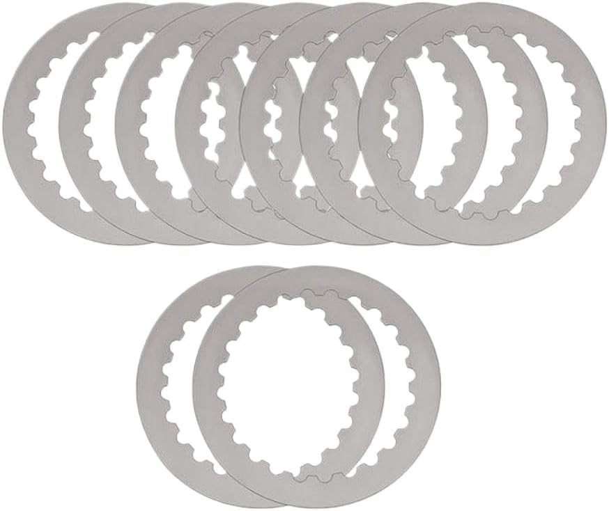 9PCS Clutch Steel Friction Plates Kit For 250 SXF 350 XCF Engine Replacement Parts Compatible With 59032010100 59032010200 Motorcycle Transmission