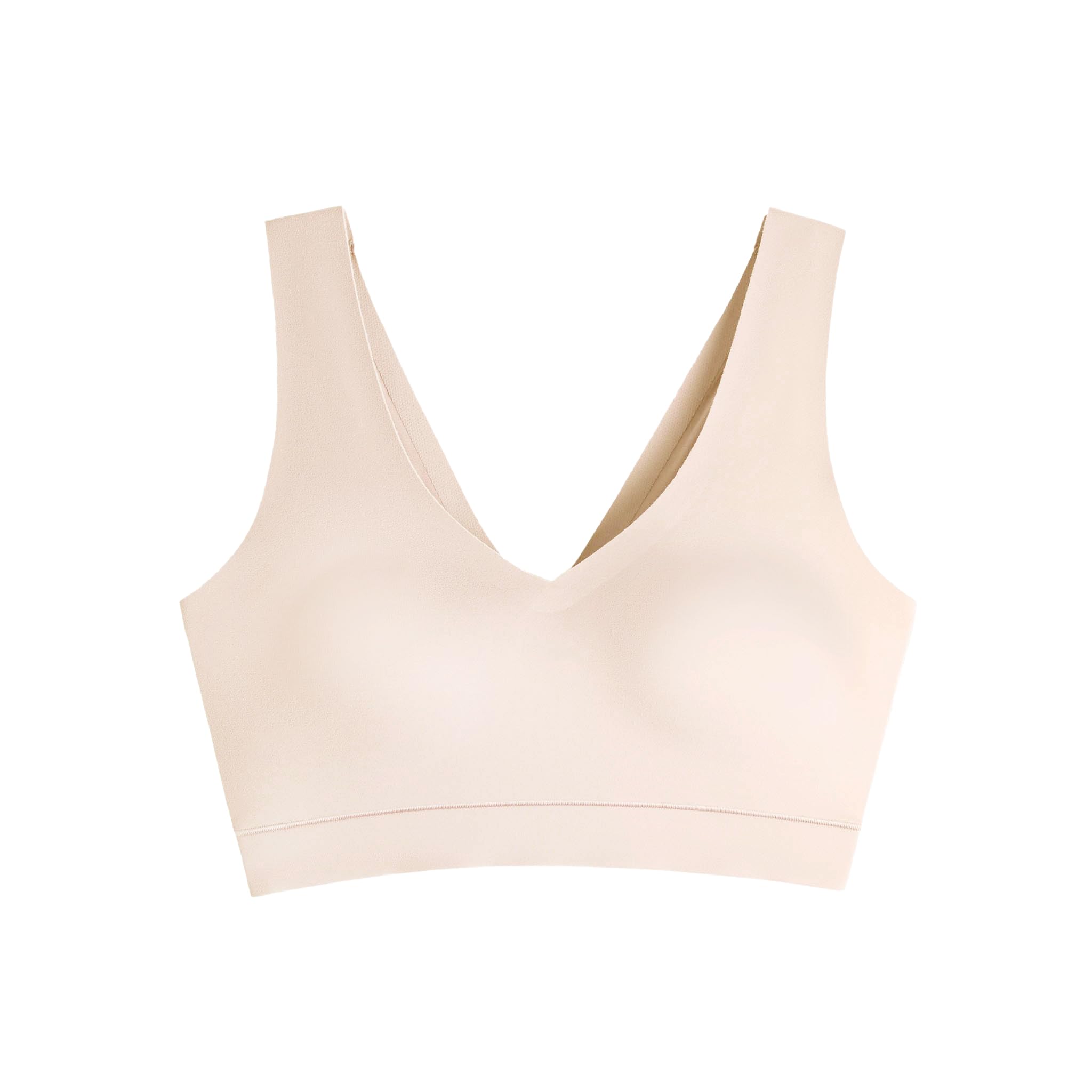 Floatley Cozy Bra Comfort - Brasier sin Costuras de Cobertura Completa sin Varillas con Almohadilla integrada para Mujer