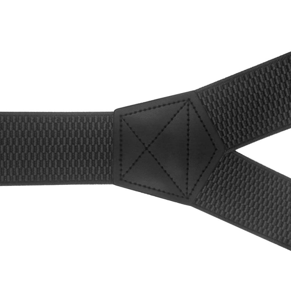Cinturones Tirantes para Hombre en Forma de X, Tirantes para Hombre, Resistentes, de Gran tamaño, con Espalda en X y 4 Clips Resistentes, Correa elástica Ajustable para Pantalones,