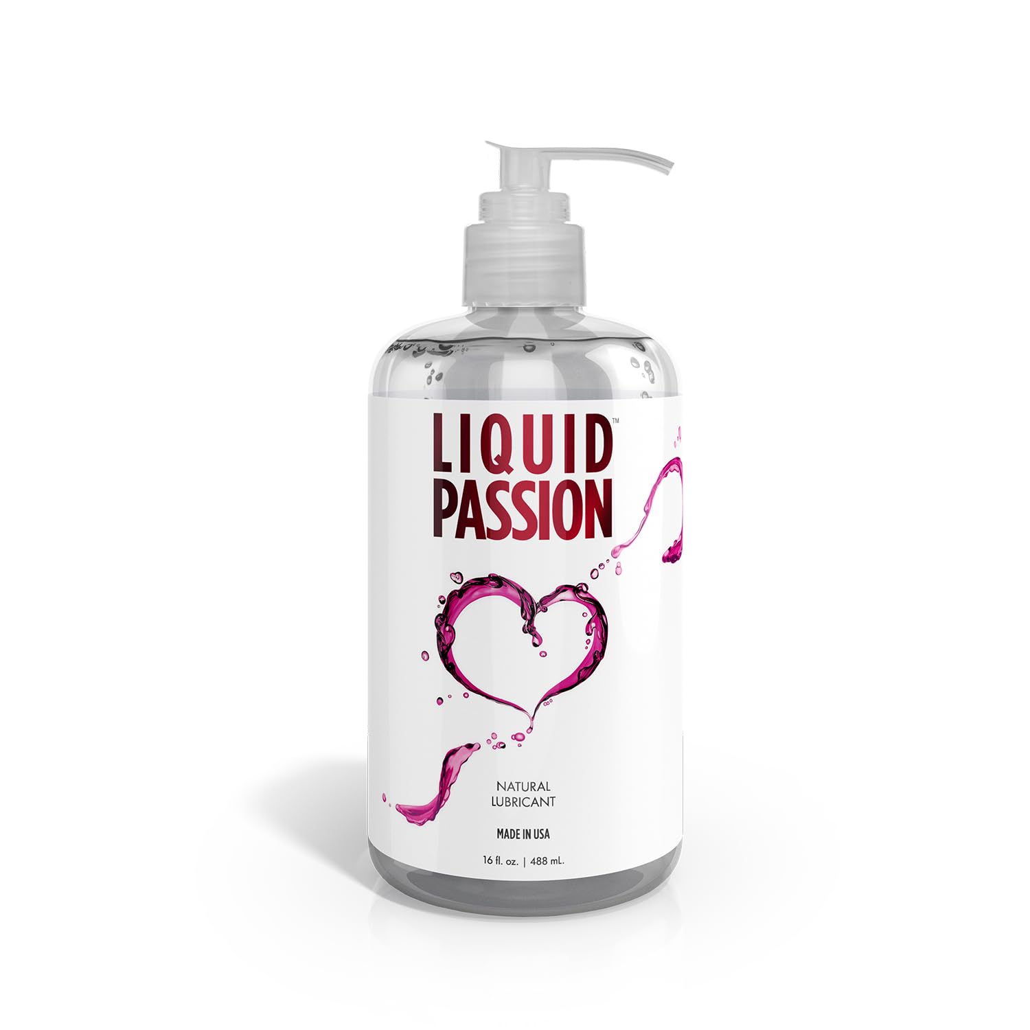 Amazon.com: Liquid Passion Natural Water-Based Personal Lube, pH Friendly,  Fragrance-Free & Hydrating, Safe for Toys & Condoms  Made in USA, 16 Fl Oz  : Health & Household