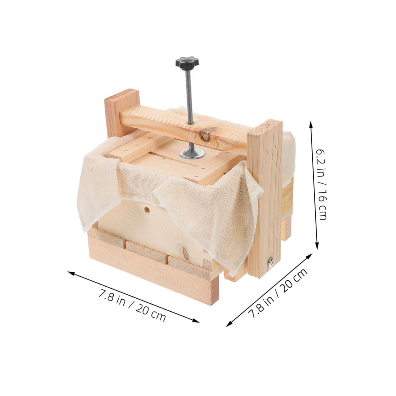 FUNOMOCYA 1set Wooden Tofu Press Mold for Homemade Tofu Compact Kitchen Tool for Curd Making Design for Simple and Delicious Results