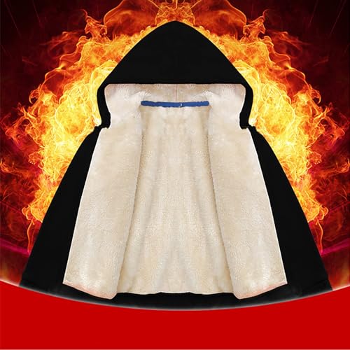 Boy's Girl's Sherpa Fleece Lined Jacket Zipper Fuzzy Fleece Hoodie Soft Thick Warm Winter Jacket Hooded Sweatshirt2