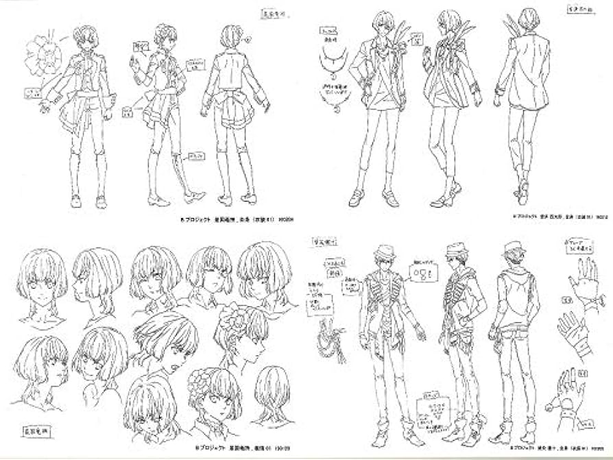 Amazon.co.jp: B-PROJECT 製作用資料 設定資料 約50枚 : おもちゃ