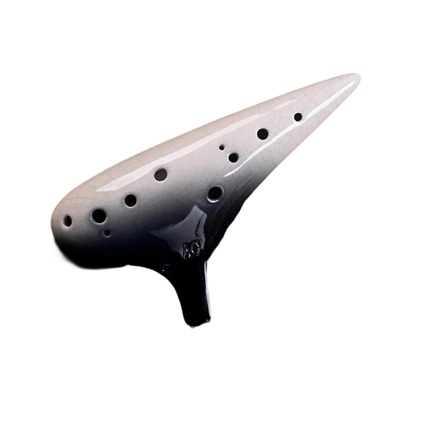 Ensemble d'ocarinas Alto 12 Trous Dégradé De Couleur Ocarina AC Instrument Pratique Clé Pour Les Débutants