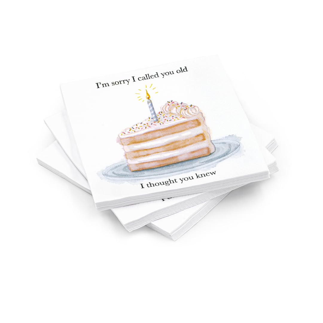 Photo 1 of Kitschy Collective "Birthday Cake" Cocktail Napkins (30 Pack)
