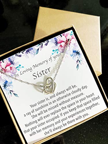 In Memory of Your Sister - Sister Memorial Necklace, Remembrance Gift for Loss, Bereavement Gift2