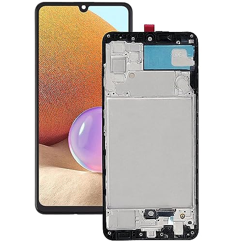 Image of Screen Replacement LCD Display Touch Digitizer Assembly for Samsung Galaxy A32 4G SM-A325F, SM-A325F /DS, SM-A325M 6.4 inch with Frame +Tools