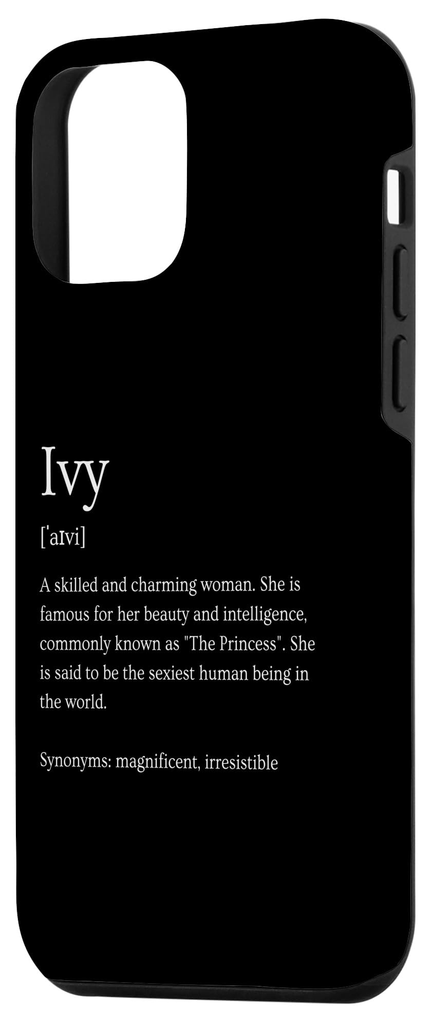 Hlle fr iPhone 12 mini Lustiger Efeu Name Bedeutung - Ivy  personalisierter Name : Amazon.de: Elektronik & Foto