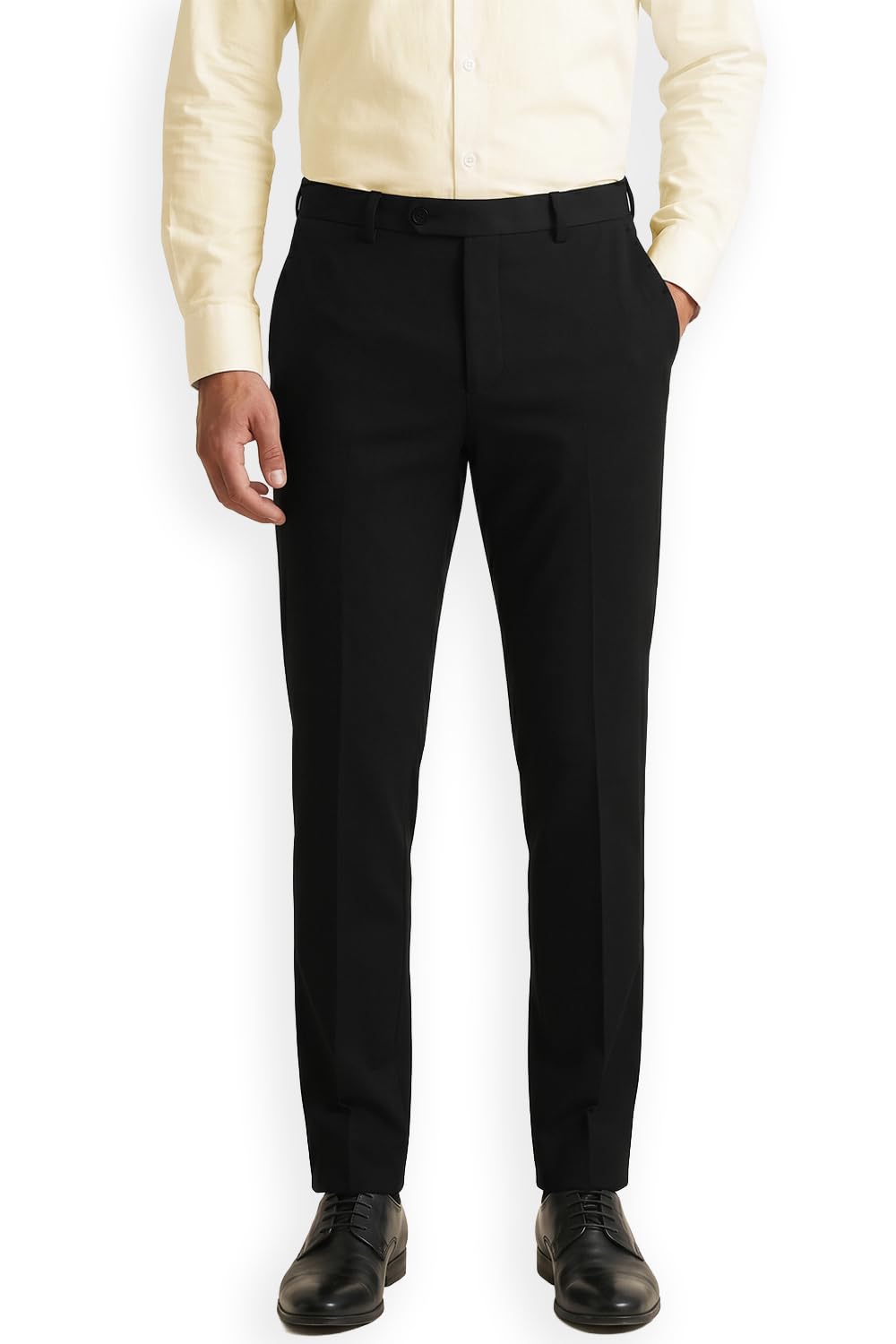 peter england Men's Slim Fit Mid Rise Trouser-picture-34