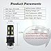 XINYANG 2PCS 3156 3157 LED Bulb High Power 18SMD-5630 Chipsets 3157 3457 3057 4157 3056 6000k White Led Bulbs for Car Truck Backup Reverse Brake Tail Turn Signal Daytime Running Parking Lights