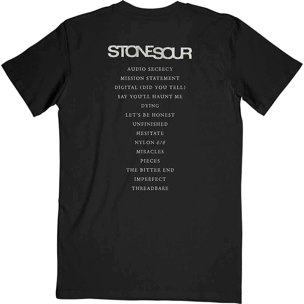 Stone Sour Audio Secrecy Square T-Shirt XXL Black