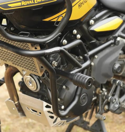 Image of SGTB Himalayan Motorcycle Radiator Protector Grill RE Himalayan 450 Steel Frame Guard