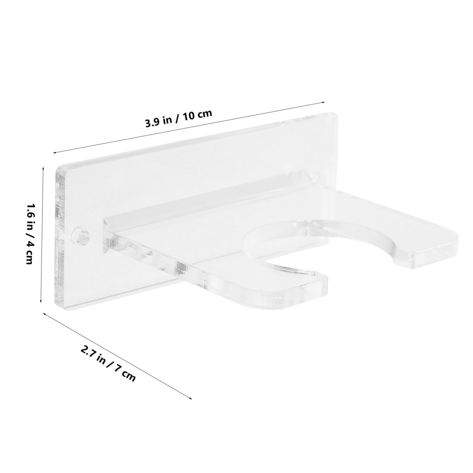 HONMEET Baseball Bat Display Wall Mount Vertical Acrylic Softball Bracket Sturdy Bat Rack for Home Decor