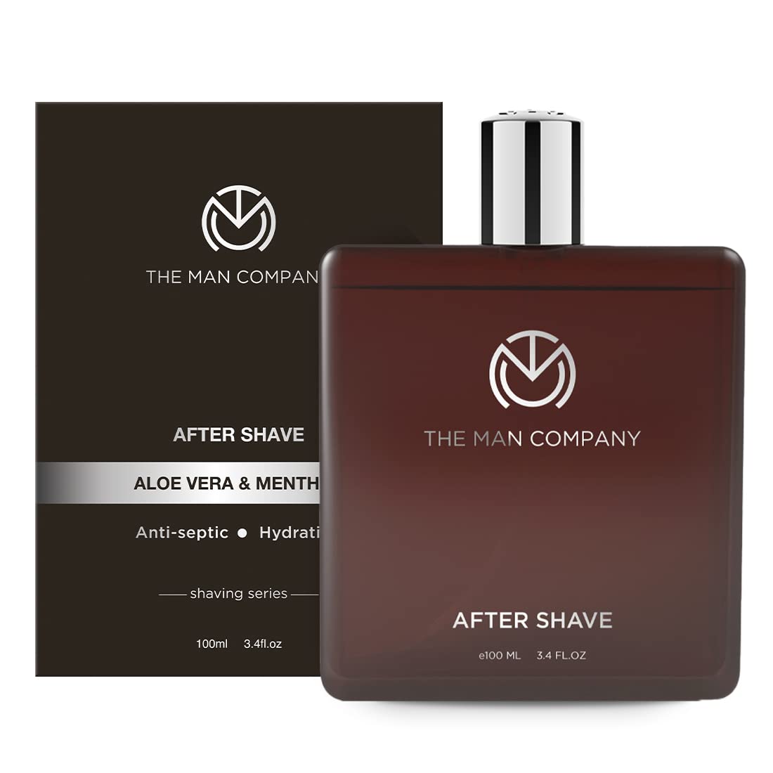 The Man Company After Shave Spray For Men with Aloevera & Menthol | Soothes, Calm, Fresh Skin | Post Shave Spray Lotion – 100ml