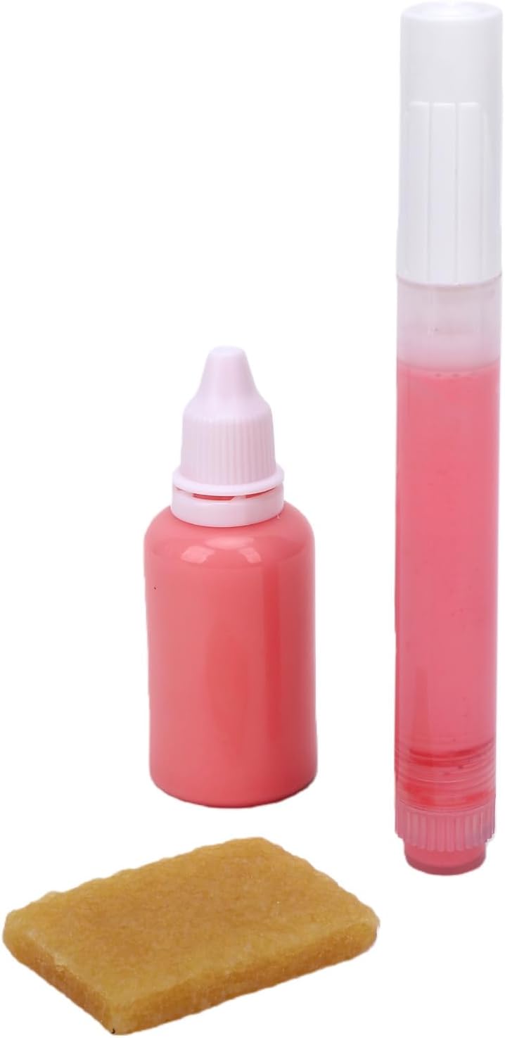 Zerodis Masking Fluid for Watercolor Painting Paint Mediums Additives Red with a Masking Fluid Pen and Eraser Marker for Various Art Projects Watercolor Ink Art Supplies