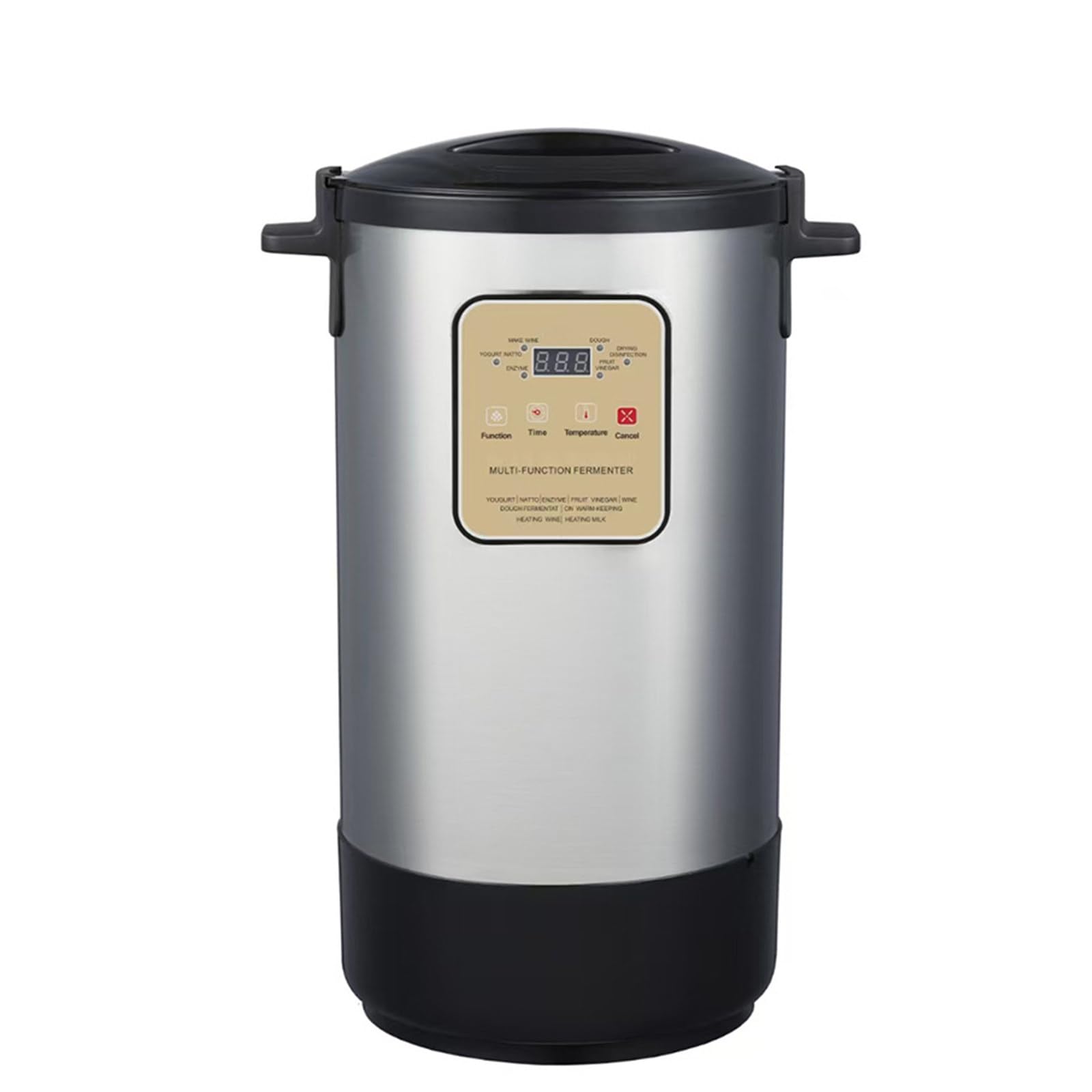 Automatyczna Komercyjna Maszyna do Fermentacji, Urządzenie do Jogurtu, Fermentor do Jogurtu ze Stali Nierdzewnej, z Kontrolą Temperatury i Czasu, Wyświetlacz LCD do Sera, Natto i Wina 12L
