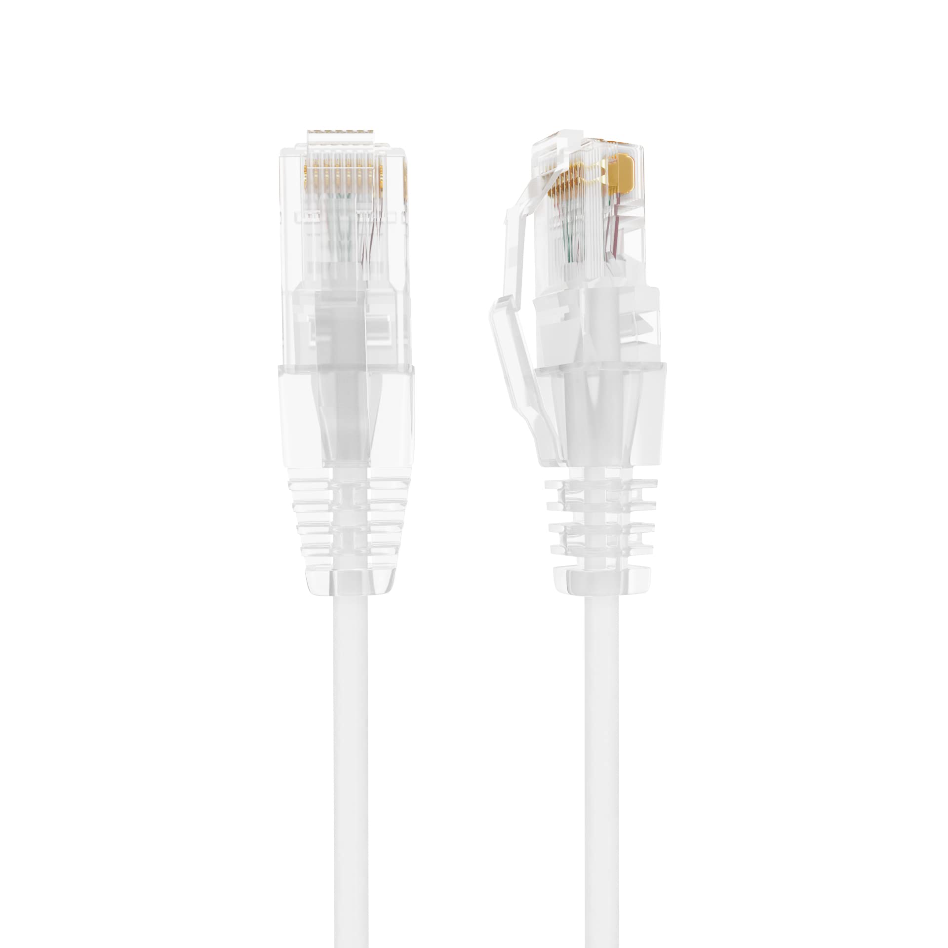 CableLeader 14ft Ultra Slim Cat6 UTP Ethernet Network Patch Cable, 10Gbps Snagless Boot, 28AWG Pure Bare Copper Wire, RJ45 Plug with Gold-Plated