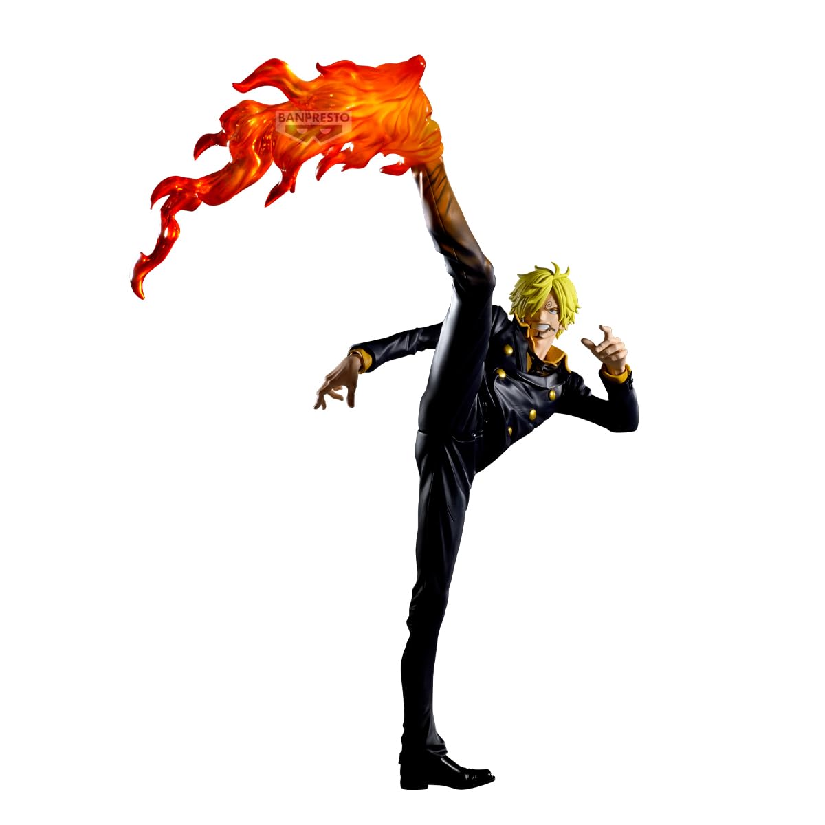 Banpresto One Piece Maximatic Plus Sanji Figure | 27cm PVC Statue | Official Banpresto Collectible | Powerful Combat Pose | Non‑Articulated Anime Display Figure