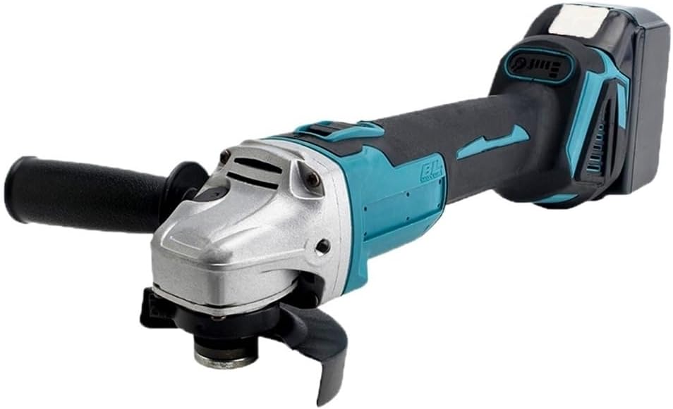 125mm Brushless Angle Grinder Cordless Electric Angle Grinder Power Tool Polishing Cutting Machine For 18V Battery Pin(No Battery No Plug)