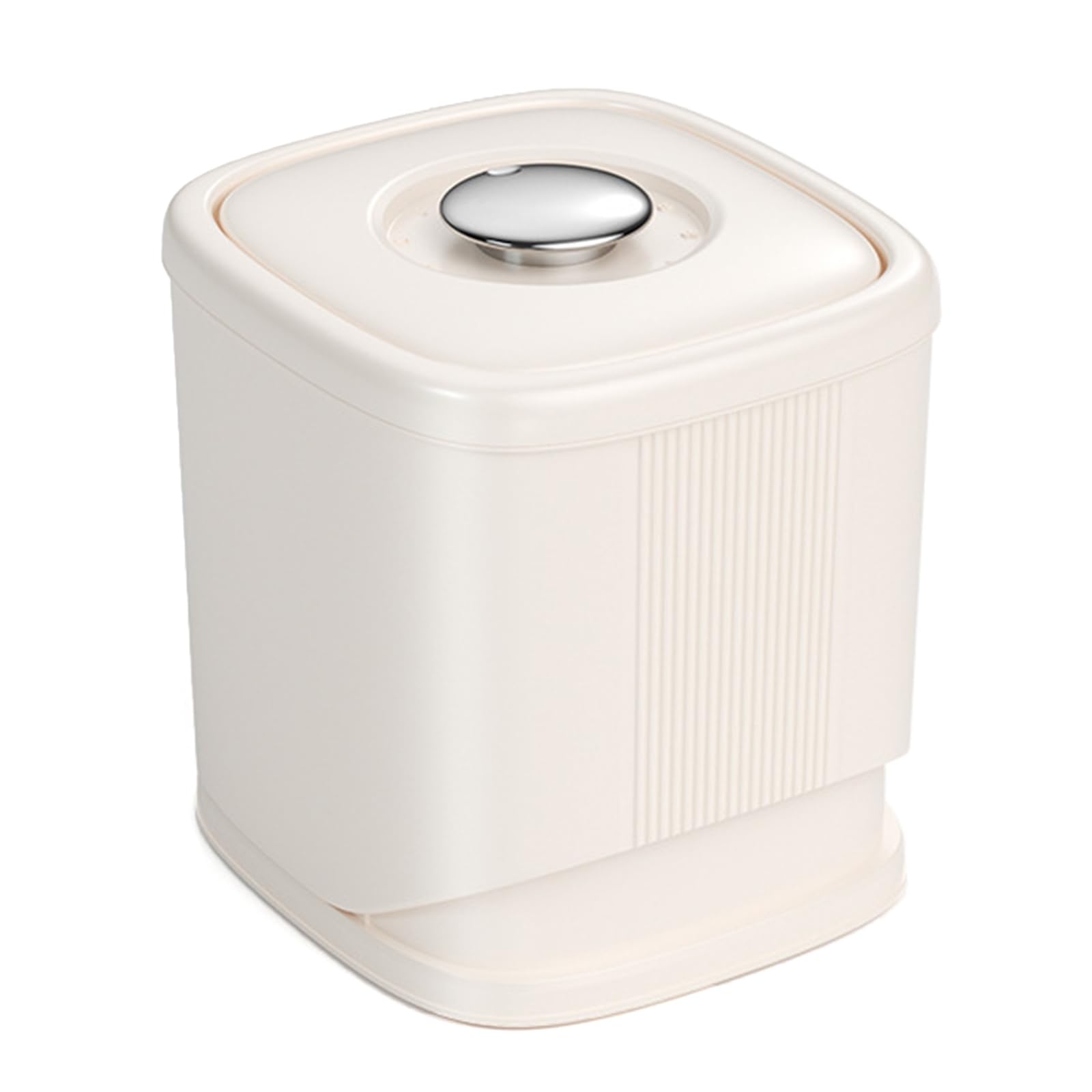 HLTYGWX Secchio per Riso a Prova di Pratico Dispenser per Cereali sigillato con misurino per l'organizzazione della Cucina Domestica (Modello galvanico)