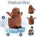 OUOZZZ Penguin Plush Stuffed Animal - Mini King Penguin Chick Baby Toy 8