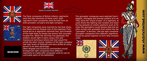 Victrix VX0003 - Waterloo British Infantry Flank Companies - 52 Figure Box Set including Flags - 28mm Plastic Miniatures Napoleonic - Image 4