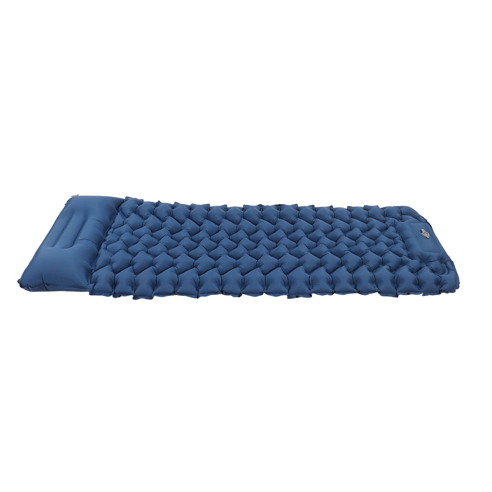 NYSUZHOUJI Inflating Sleeping Pad Ergonomic Design Foot Inflatable Good Sealing Characteristics for Camping (Navy Blue)