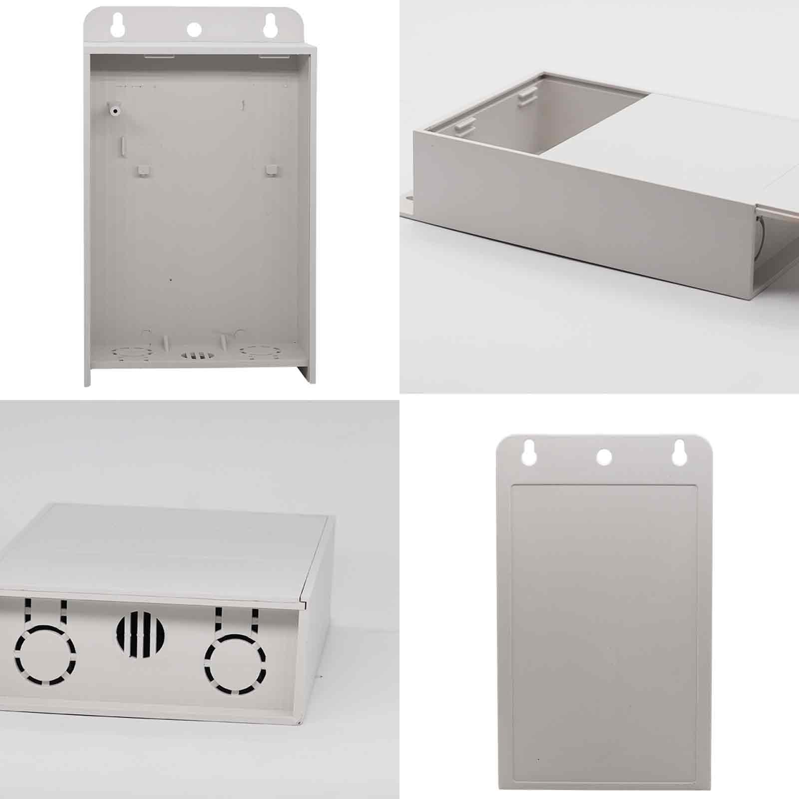 Caja Estanca Exterior Electrica, Caja Conexiones Resistente a la Intemperie, con Tapa Deslizante de Plástico ABS, Ideal para Proyectos de Energía(16x18x7cm/6x7x3in)