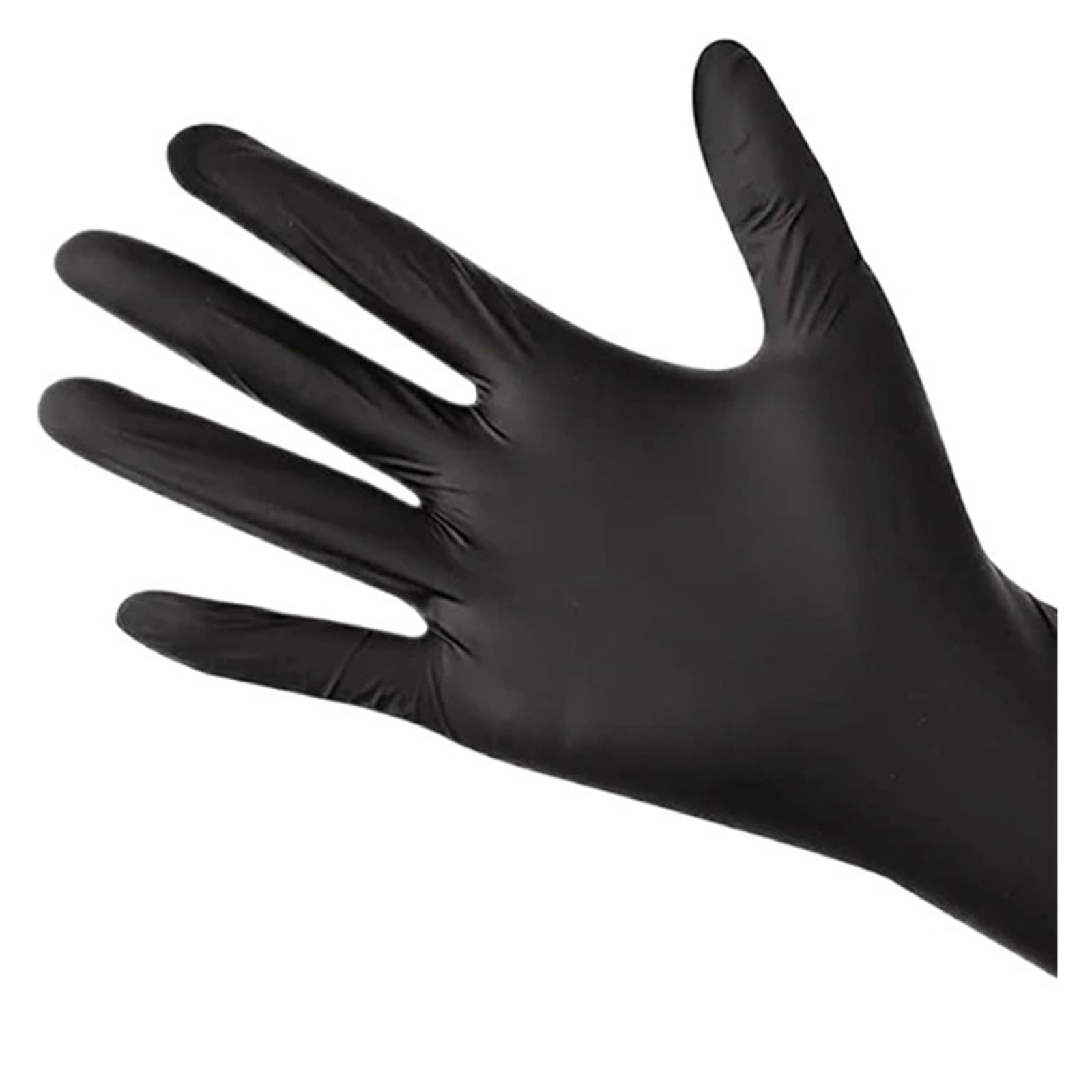 100/50/20 Szt. Czarne Rękawiczki Nitrylowe Zagęszczony Jednorazowe Do Czyszczenia Fryzjerstwo Wodoodporny Tatuaż Mycia Naczyń(Black100PCS,S)