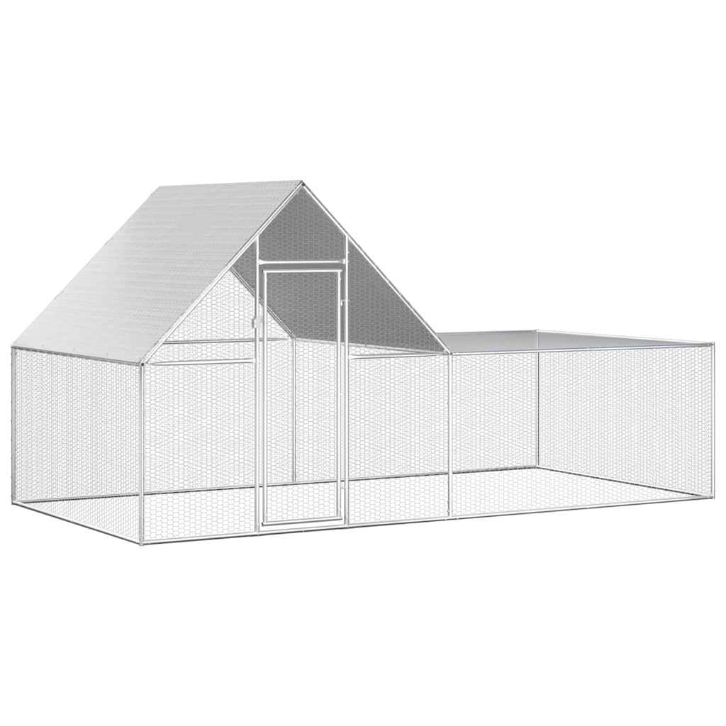 Kurnik 4 x 2 x 2 m stal ocynkowana