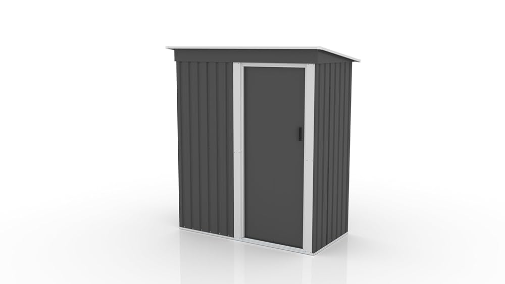 Amazon | 物置 屋外大型 スチール 倉庫 戸外収納庫 幅164*奥行き