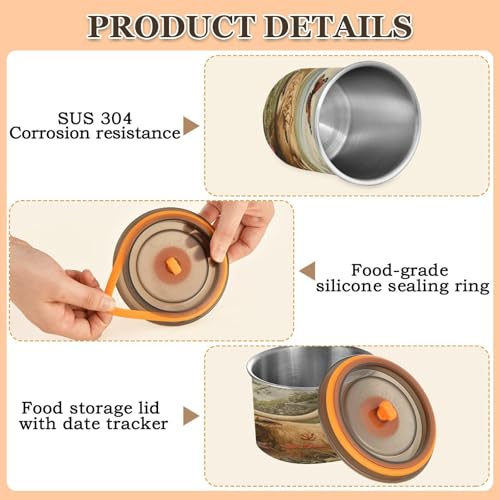 Contenedor hermético acero inox para café 17oz miniatura 5