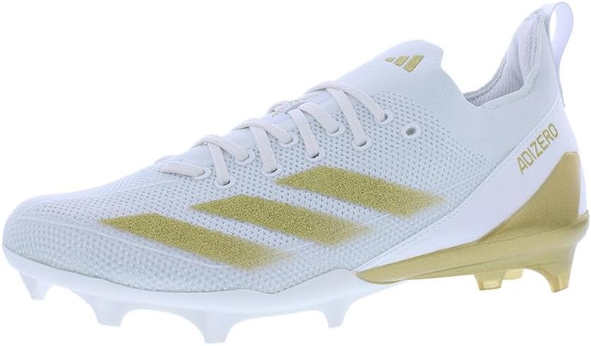 adidas Adizero Electric Mens Shoes Size 11, Color: Cloud White/Gold Metallic/Cloud White-White - Image 5