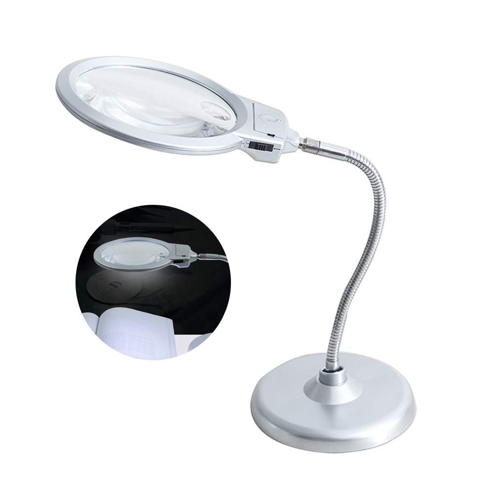 desktop illuminated magnifier