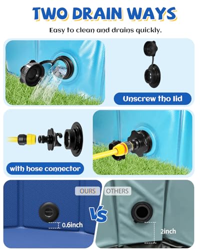 50% Off YSJILIDE Foldable Dog Pool for Small Dogs - Image 5