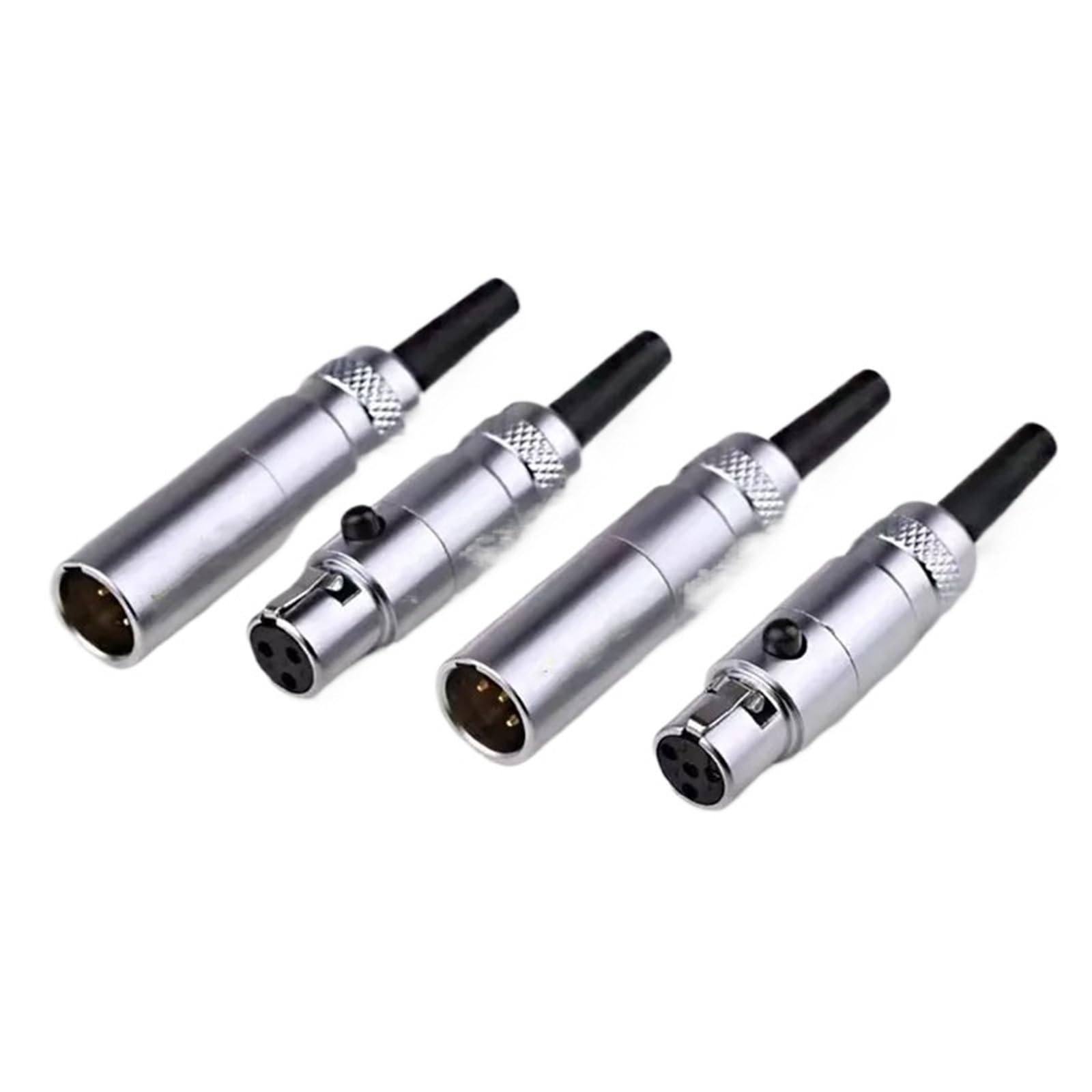 Mini conector de audio de 6 pines macho gris para sustitución en auriculares 8