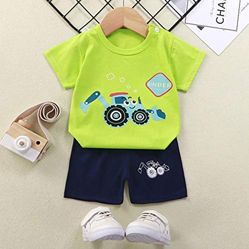 Image of Baby Toddler Boys 4 PCs T-shirts and Shorts Set Summer Clothes Outfit