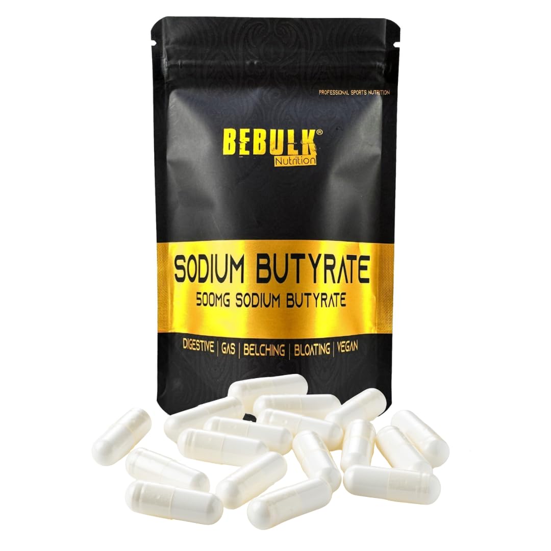 Butirrato di sodio 1000 mg 98% - Vegano - Bulk Nutrition (90 capsules)