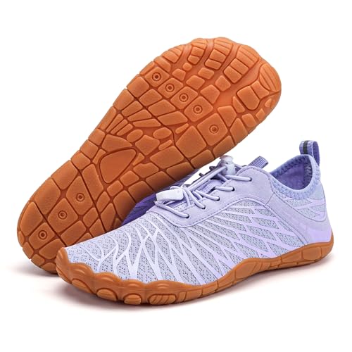 Image of Hike Barefoot Shoes for Women Men Breathable & Non-Slip Athletic Footwear Wide Toe Water Shoes,Designed for Walking,Running&Swimming