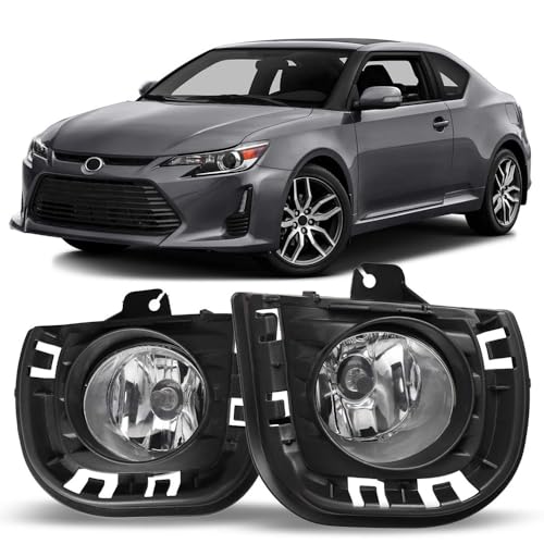 Winjet Fog Lights for [2014 2015 2016 Scion tC] Driving Fog Lights + Switch + Wiring Kit