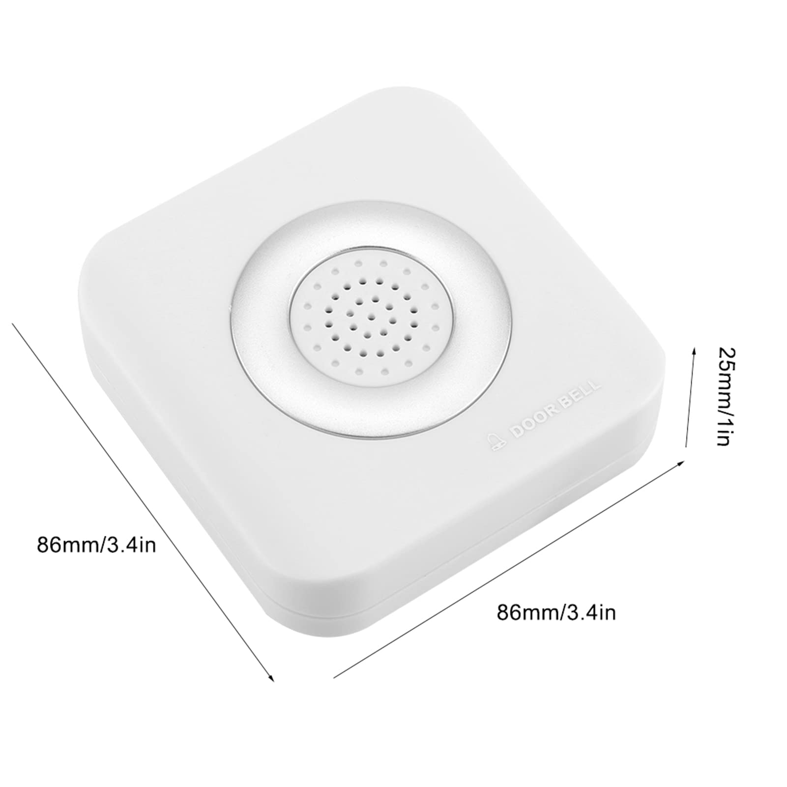 Ring Elektrische Türklingel 12V - 38 Klingeltöne Mit Wandmontage