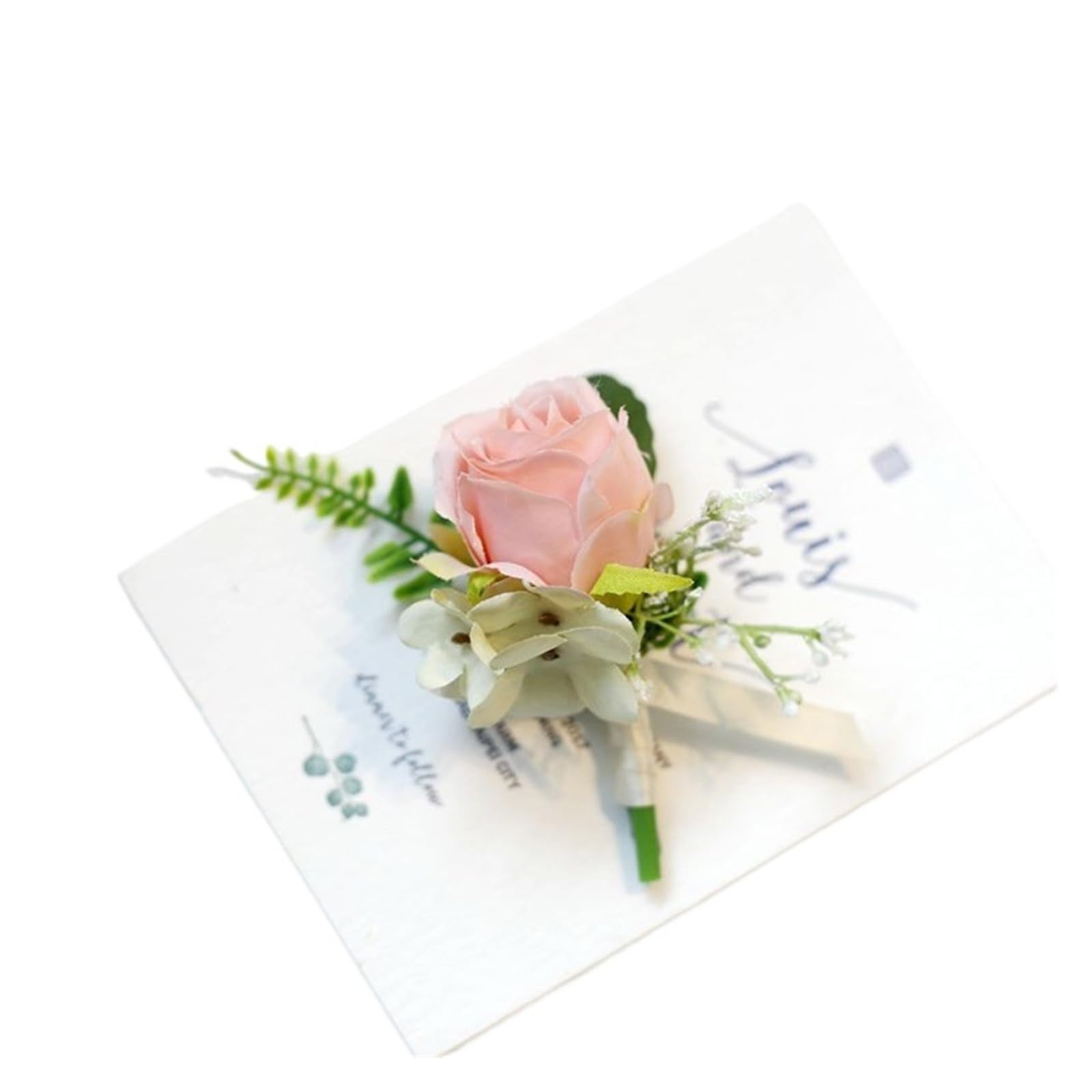 Wedding boutonniere Groom Boutonniere Man Pin Suit Corsage Bridal(Orange)