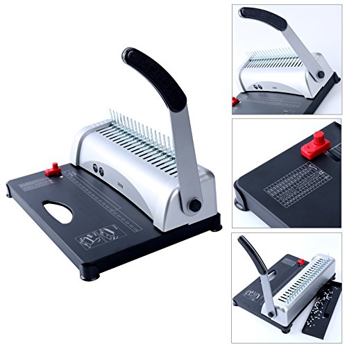 Yaekoo 21-Hole 450 Sheets Paper Comb Punch Binder Binding Machine Scrapbook #TOP1