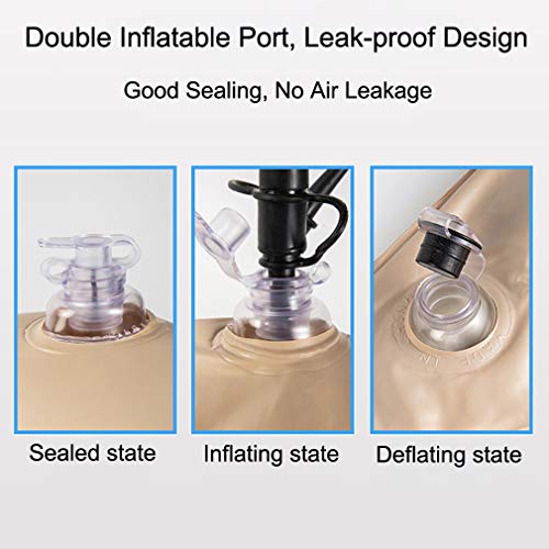 Colchão inflável para carro – Colchão de carro SUV multifuncional portátil com duas almofadas e bomb