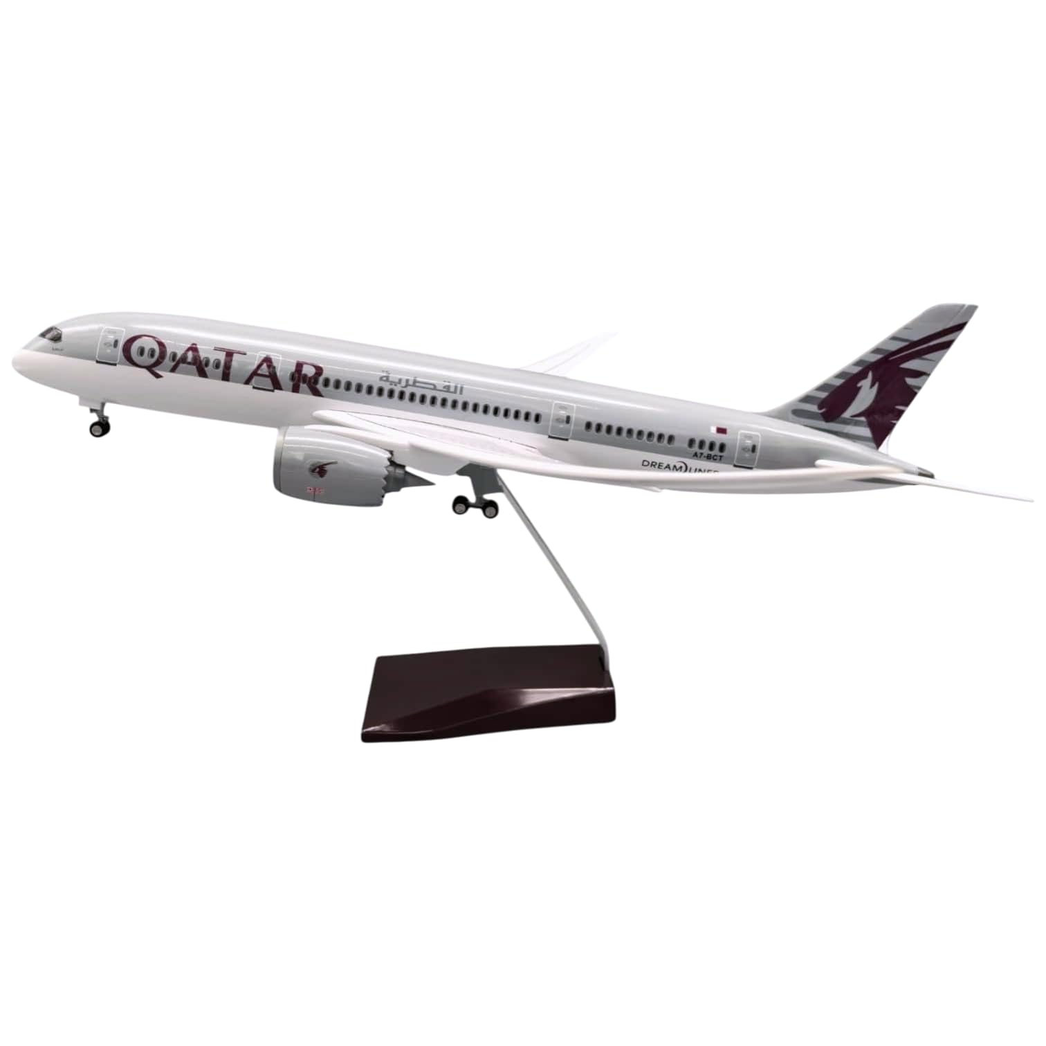 AirModels Qatar Airways Boeing 787 1/130 Scale Resin Model Airplane Toy Collectable Gift