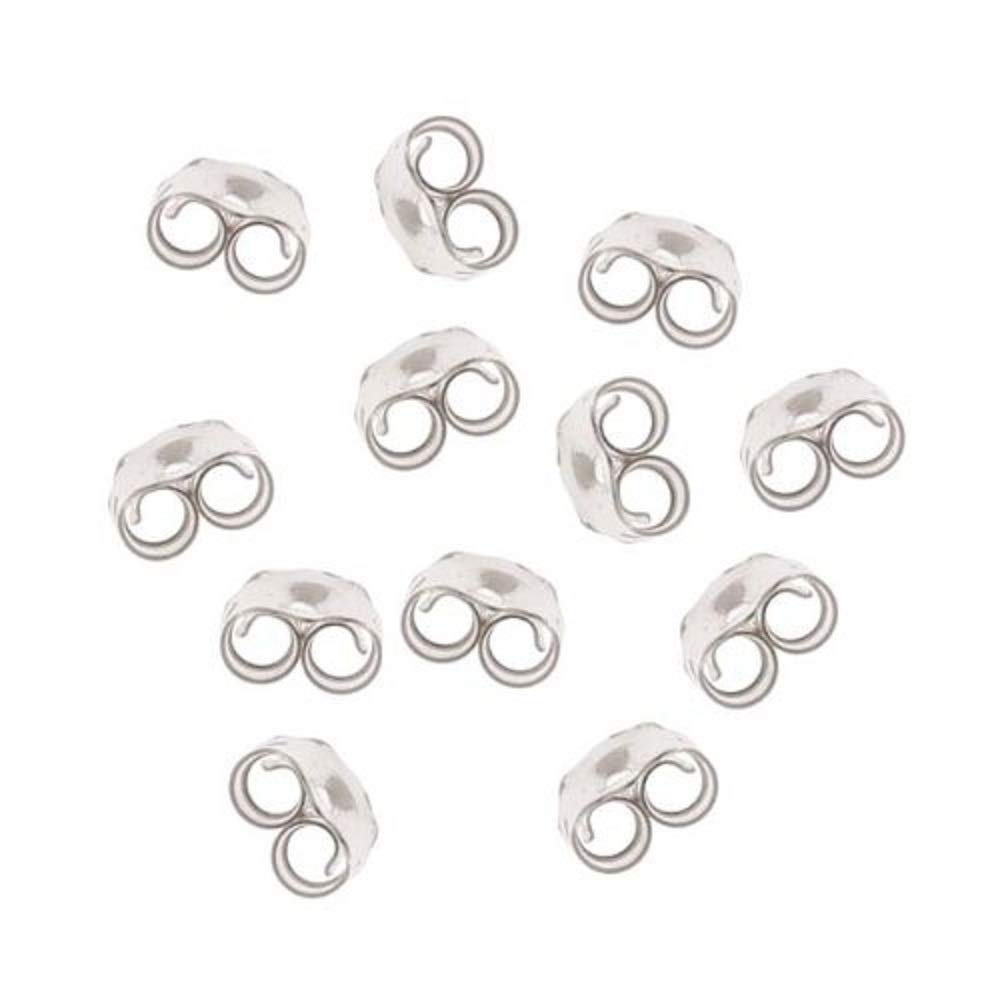 Regal FindingsSterling Silver 5 mm Earring Backs 5005100