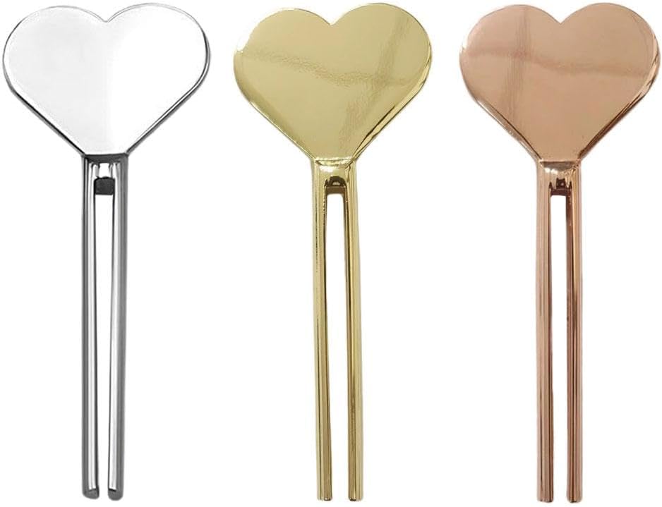 DTREEL Metal Toothpaste Squeezer, HeartShaped Tube