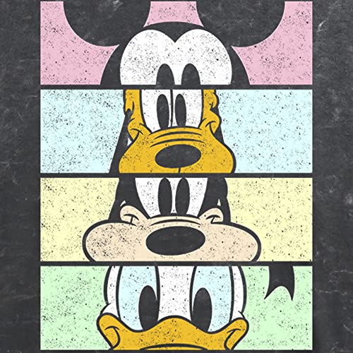 Disney Characters Crew Women's Mineral Wash Short Sleeve Crop Tee2