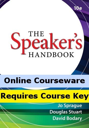 MindTap Speech Online for Sprague/Stuart/Bodary's The Speaker's Handbook, 10th Edition
