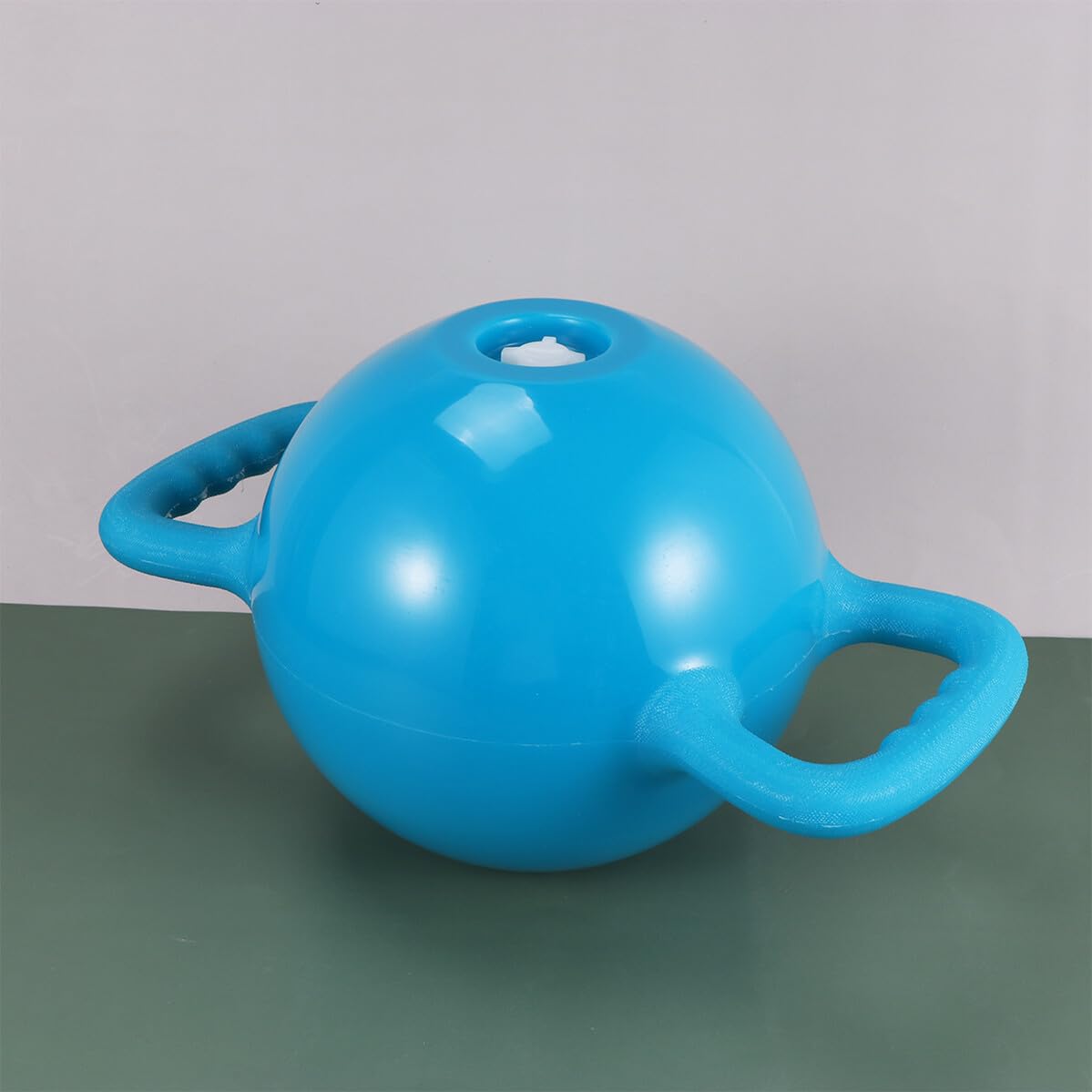 Kettlebell Sprzęt Wodny Regulowany Kettlebell Siłownia Sport Fitness Treningowe Pcv Podwójny Uchwyt Niebieski